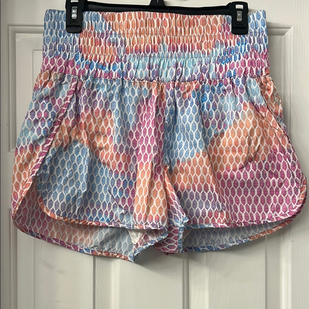 Free people movement logo shorts